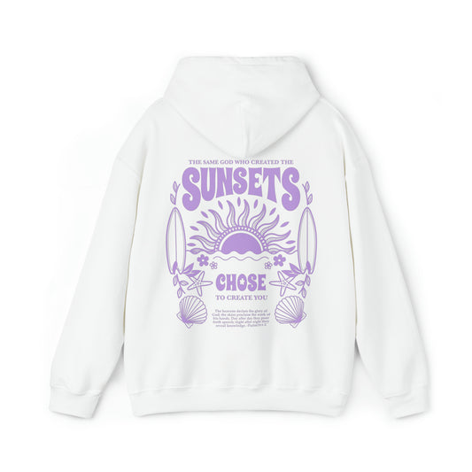 Sunsets - Hoodie - Lilac