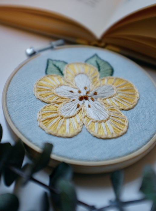 Lemon Blossom Embroidery
